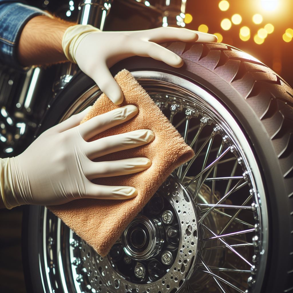 Cleaning Motorcycle Tires