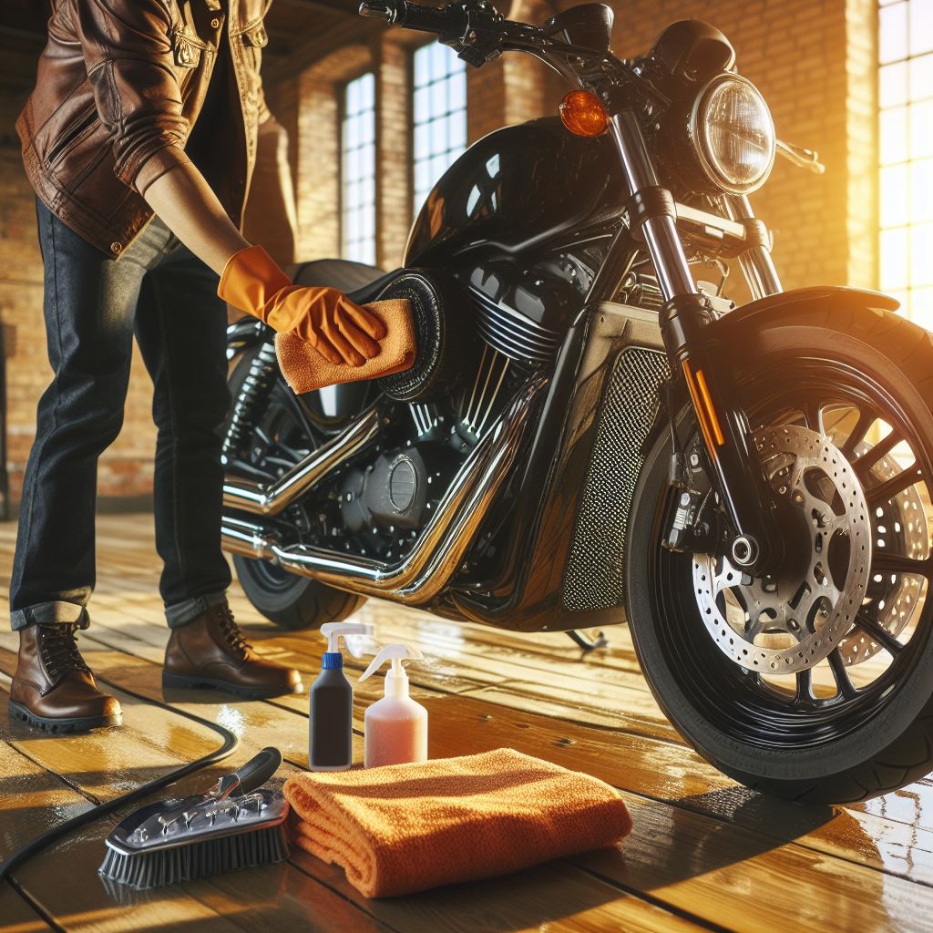 Rev up Your Ride: Expert Motorcycle Cleaning Service for a Spotless Shine!
